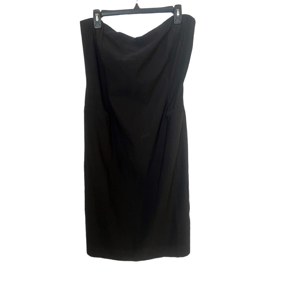 Shape fx by Newport News Strapless Classic Black Dress Sz 16
